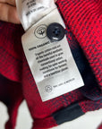 Outerknown 100% Organic Cotton Red Blue Plaid Blanket Shirt Button Down XS/S