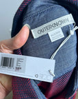 Outerknown 100% Organic Cotton Red Blue Plaid Blanket Shirt Button Down XS/S