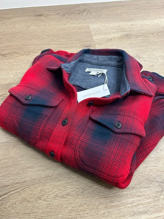 Outerknown Outerknown 100% Organic Cotton Red Blue Plaid Blanket Shirt Button Down XS/S - Cotton
