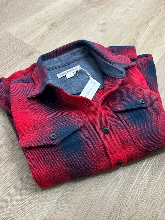 Outerknown Outerknown 100% Organic Cotton Red Blue Plaid Blanket Shirt Button Down XS/S - Cotton