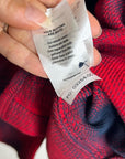 Outerknown 100% Organic Cotton Red Blue Plaid Blanket Shirt Button Down XS/S
