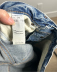 NWT Moussy Vintage 100% Cotton Tapered Distressed Jean Cow Hide Patch