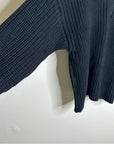 MATE The Label 100% Organic Cotton Half - Zip Chunky Knit Oversized Sweater