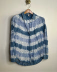 Anthropologie Pilcro 100% Cotton Tie Dye Button Down Top