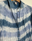 Anthropologie Pilcro 100% Cotton Tie Dye Button Down Top