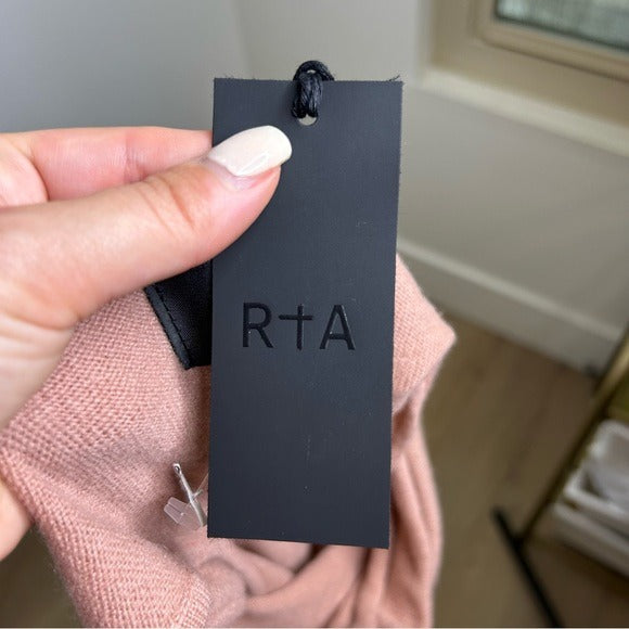 RtA 100% Cashmere Leana Tank Dress in Dusty Coral M
