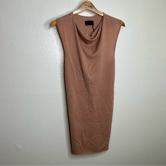 RtA RtA 100% Cashmere Leana Tank Dress in Dusty Coral M - Cashmere