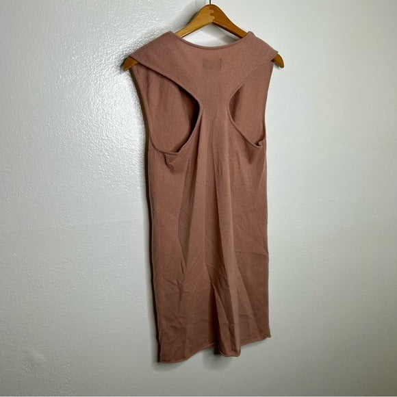 RtA RtA 100% Cashmere Leana Tank Dress in Dusty Coral M - Cashmere