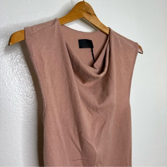 RtA RtA 100% Cashmere Leana Tank Dress in Dusty Coral M - Cashmere