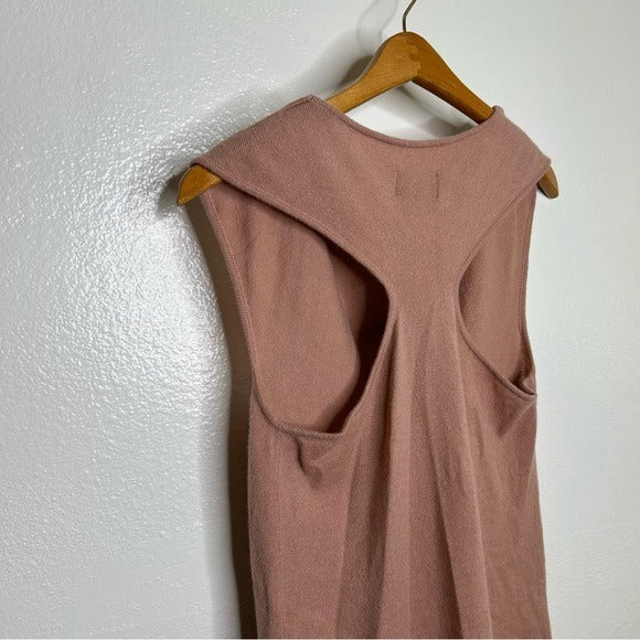 RtA RtA 100% Cashmere Leana Tank Dress in Dusty Coral M - Cashmere