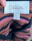 Cleobella 100% Organic Cotton Knit Multicolor Striped Bethany Cardigan Sweater