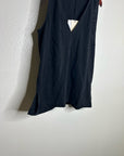 Nation LA 100% Cotton Jersey Daniella Black Tie Up V- Neck Tank Top