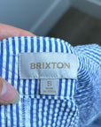 Brixton 100% Cotton Striped Babydoll Textured Tank Top