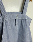 Brixton 100% Cotton Striped Babydoll Textured Tank Top