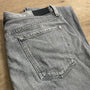 GOLDSIGN 100% Organic Cotton Relaxed Straight Leg Washed Black