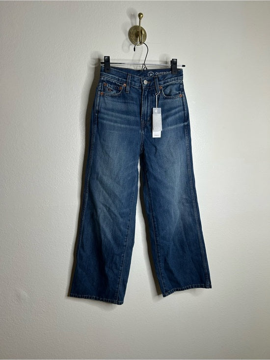 Outerknown 100% Organic Cotton Denim Brook Wide Leg Sea Jean