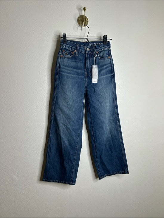 Outerknown 100% Organic Cotton Denim Brook Wide Leg Sea Jean