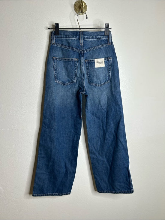 Outerknown 100% Organic Cotton Denim Brook Wide Leg Sea Jean