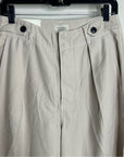 Citizens of Humanity 100% Cotton Payton Pleated Trouser Pant in Oysterette