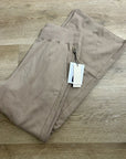 Nation LA 100% Cotton Wide Leg Flare Pull on Sweatpant in Mushroom
