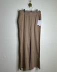 Nation LA 100% Cotton Wide Leg Flare Pull on Sweatpant in Mushroom