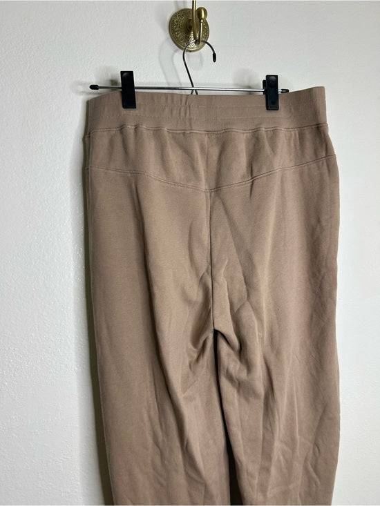 Nation LA 100% Cotton Wide Leg Flare Pull on Sweatpant in Mushroom