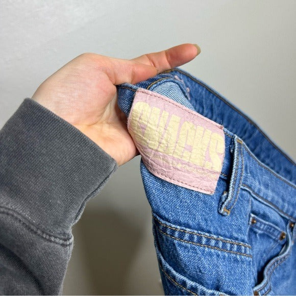 MOTHER 100% Cotton SNACKS High Waist Double Stack Ankle Straight Leg Jean
