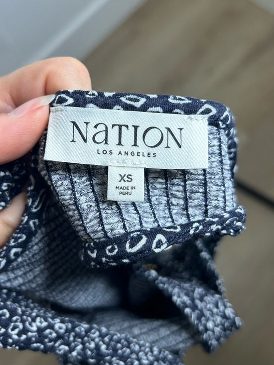 Nation LA 100% Pima Cotton Clementine Smocked Midi Dress
