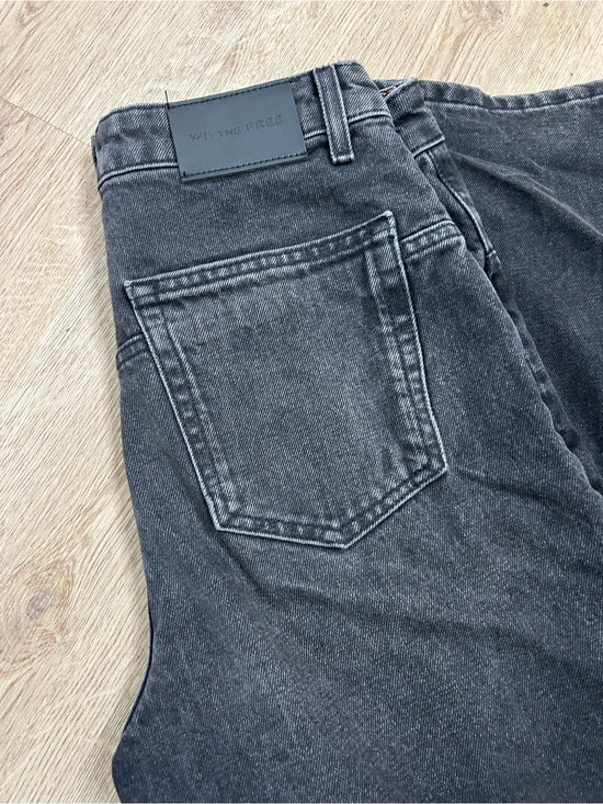 Free People 100% Cotton Deep Trance Dropped Boyfriend Jean Low Slung in Hypnosis