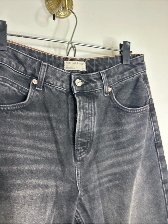 Free People 100% Cotton Deep Trance Dropped Boyfriend Jean Low Slung in Hypnosis