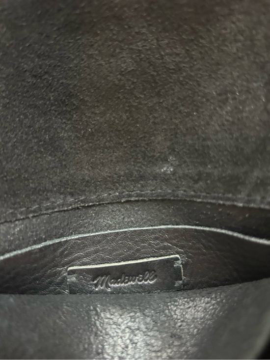 Madewell 100% Cow Leather Black Chain Crossbody Envelope Bag