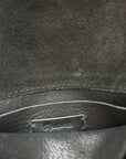 Madewell 100% Cow Leather Black Chain Crossbody Envelope Bag
