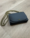 Madewell 100% Cow Leather Black Chain Crossbody Envelope Bag