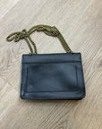 Madewell 100% Cow Leather Black Chain Crossbody Envelope Bag
