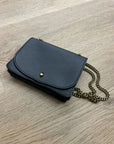 Madewell 100% Cow Leather Black Chain Crossbody Envelope Bag