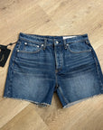 Rag & Bone 100% Cotton Denim Rosa Mid Rise Relaxed Fit Jean Shorts