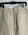 MATE The Label 100% Organic Linen Tailored Trouser Pant in Natural