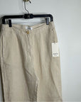 MATE The Label 100% Organic Linen Tailored Trouser Pant in Natural