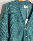 MATE The Label Luxe Alpaca Oversized Cardigan Sweater Spruce