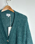 MATE The Label Luxe Alpaca Oversized Cardigan Sweater Spruce