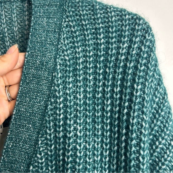 MATE The Label Luxe Alpaca Oversized Cardigan Sweater Spruce