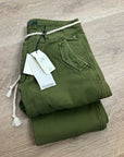 Scotch & Soda 100% Cotton Army Green Straight Leg Utility Style Pant