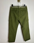 Scotch & Soda 100% Cotton Army Green Straight Leg Utility Style Pant