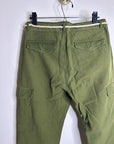 Scotch & Soda 100% Cotton Army Green Straight Leg Utility Style Pant