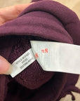 J. Crew 100% Cotton Heritage Terry Wide Leg Drawstring Sweatpant in Maroon