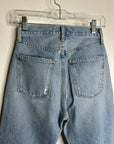 AGOLDE 100% Organic Cotton 90's Pinch Waist Straight Leg Light Wash Jean
