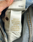 AGOLDE 100% Organic Cotton 90's Pinch Waist Straight Leg Light Wash Jean
