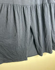 Nation LTD 100% Pima Cotton Lightweight Tiered Navy Blue Midi Skirt