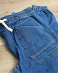 Sundance 100% Cotton Nyla Denim Utility Style Baggy Drawstring Jogger Pant