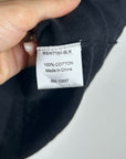 AG 100% Cotton Knit Black Short Sleeve Scoop Neck Sweater Top